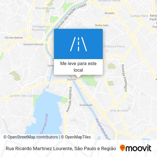 Rua Ricardo Martinez Lourente mapa