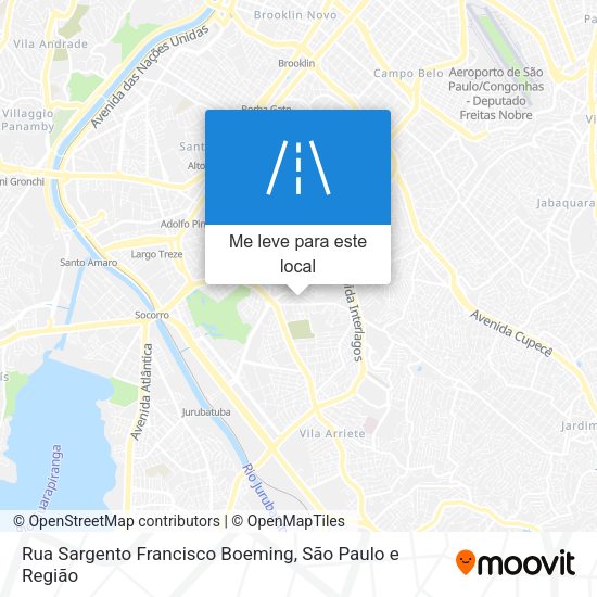 Rua Sargento Francisco Boeming mapa