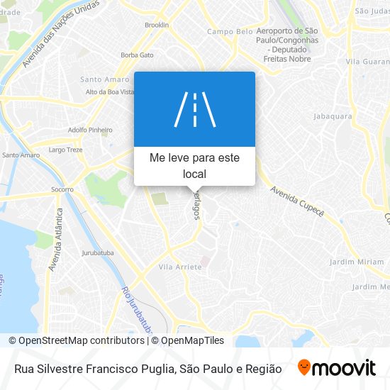 Rua Silvestre Francisco Puglia mapa