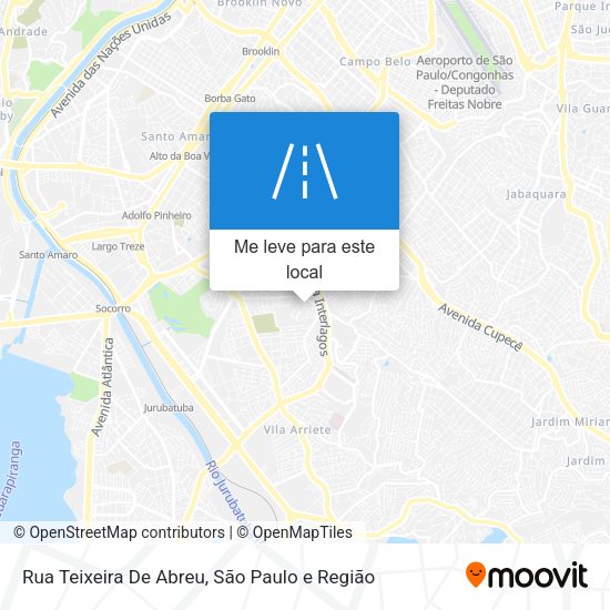 Rua Teixeira De Abreu mapa