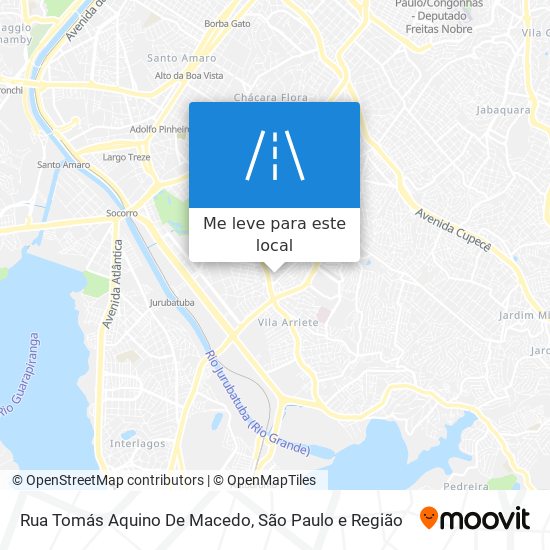 Rua Tomás Aquino De Macedo mapa