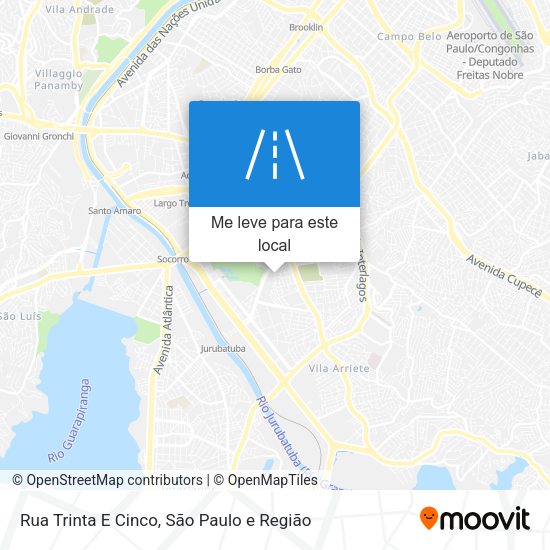 Rua Trinta E Cinco mapa
