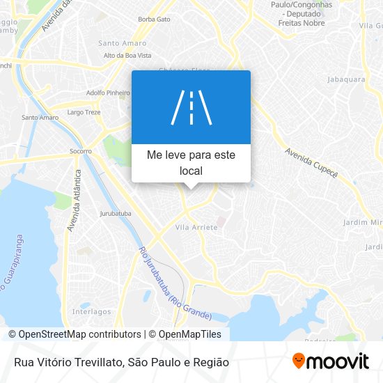 Rua Vitório Trevillato mapa