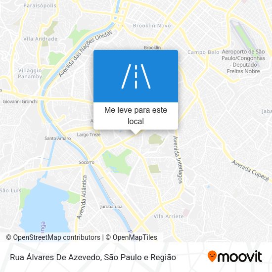 Rua Álvares De Azevedo mapa