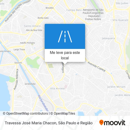 Travessa José Maria Chacon mapa