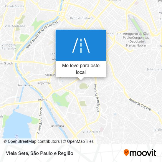 Viela Sete mapa