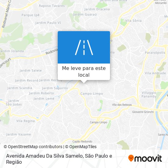 Avenida Amadeu Da Silva Samelo mapa
