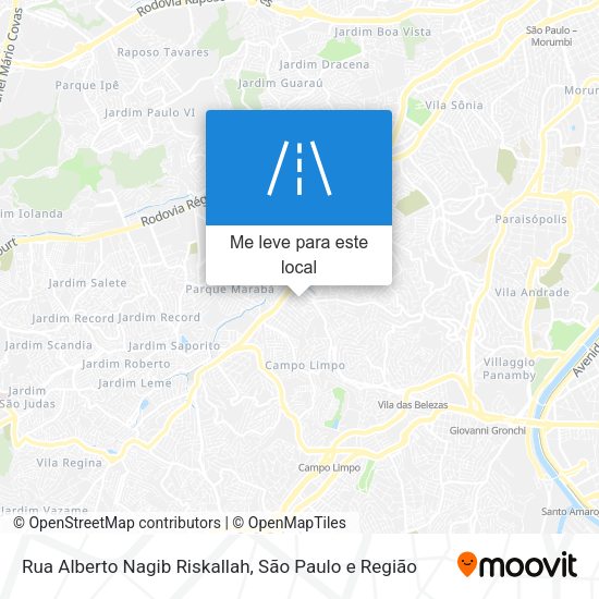 Rua Alberto Nagib Riskallah mapa