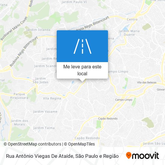 Rua Antônio Viegas De Ataíde mapa