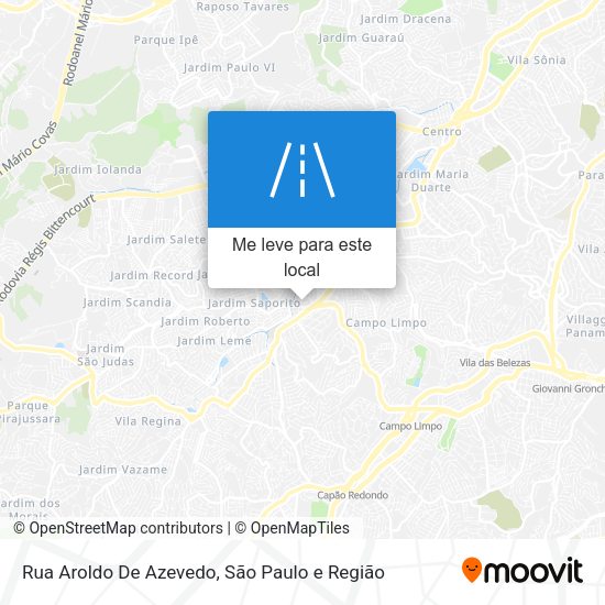 Rua Aroldo De Azevedo mapa