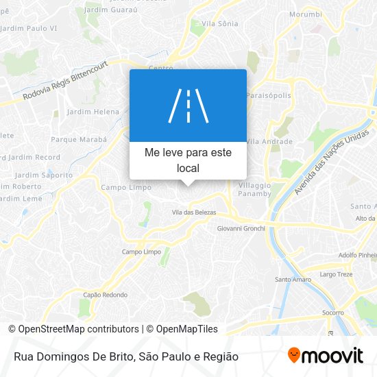 Rua Domingos De Brito mapa