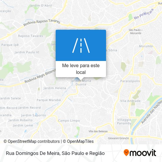 Rua Domingos De Meira mapa