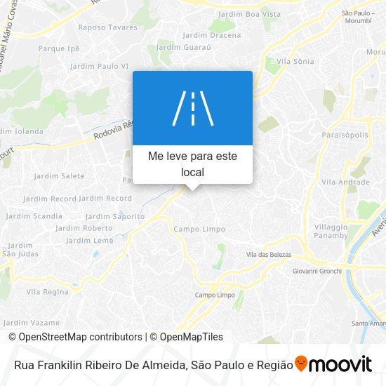 Rua Frankilin Ribeiro De Almeida mapa