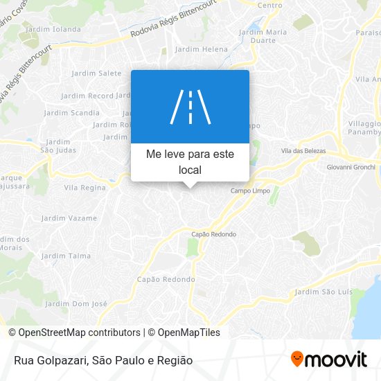 Rua Golpazari mapa