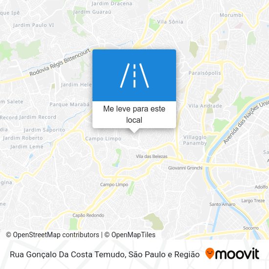 Rua Gonçalo Da Costa Temudo mapa