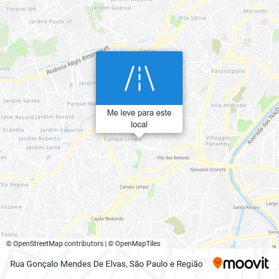 Rua Gonçalo Mendes De Elvas mapa