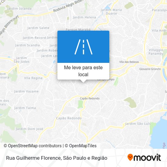 Rua Guilherme Florence mapa