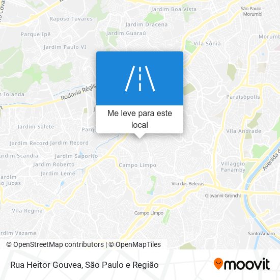 Rua Heitor Gouvea mapa