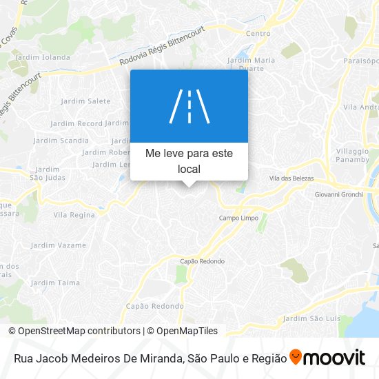 Rua Jacob Medeiros De Miranda mapa