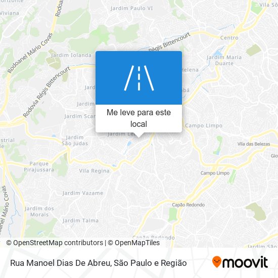 Rua Manoel Dias De Abreu mapa