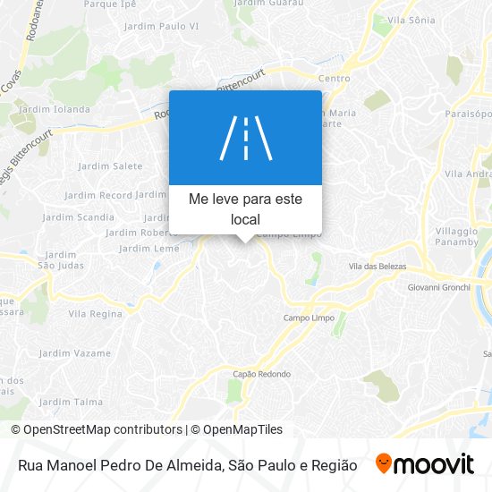 Rua Manoel Pedro De Almeida mapa