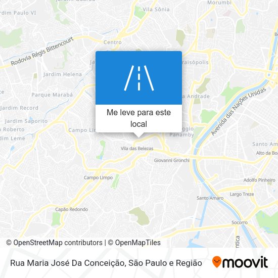 Rua Maria José Da Conceição mapa