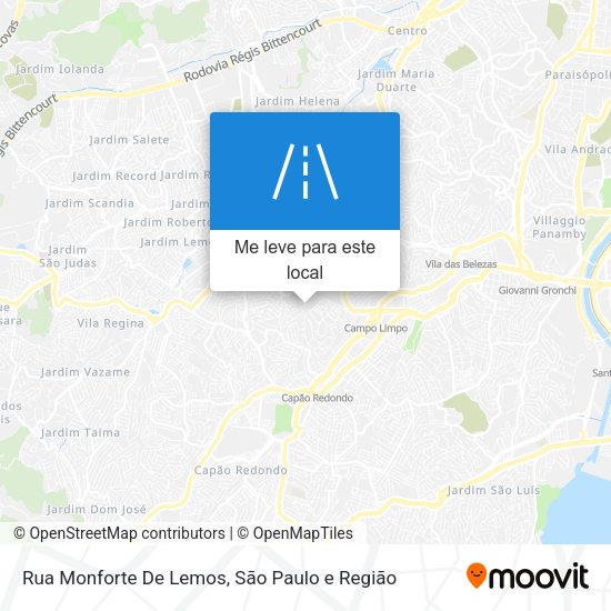 Rua Monforte De Lemos mapa