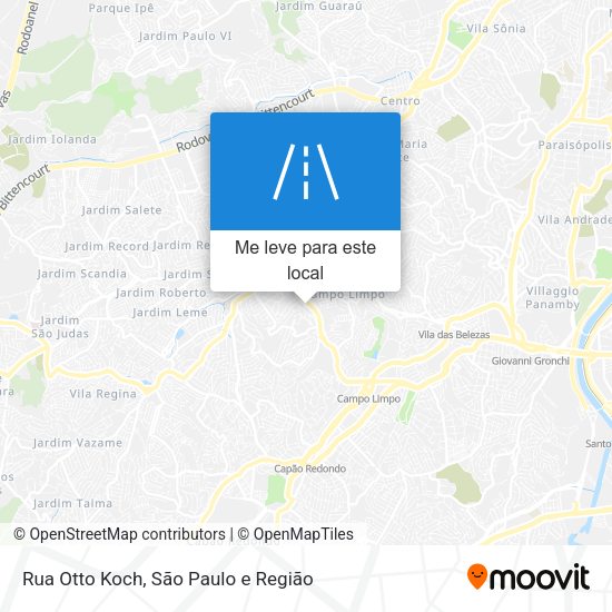 Rua Otto Koch mapa