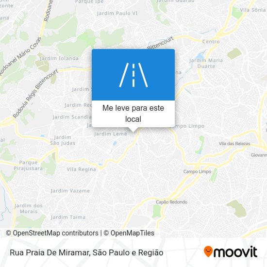 Rua Praia De Miramar mapa