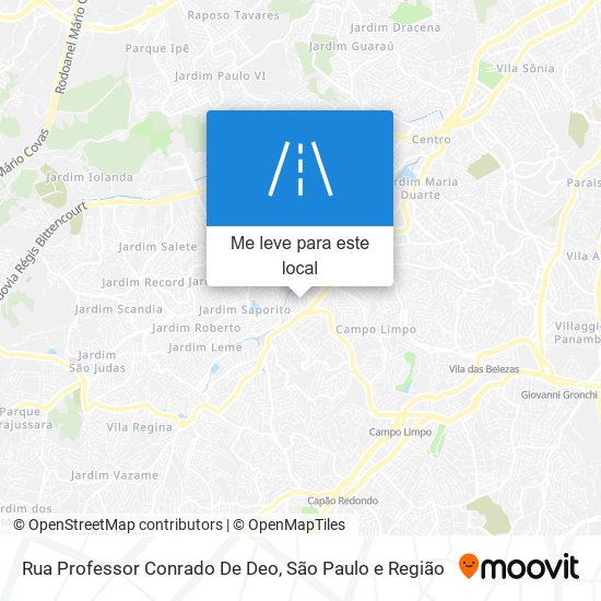 Rua Professor Conrado De Deo mapa