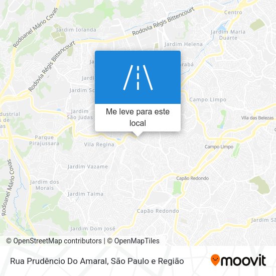 Rua Prudêncio Do Amaral mapa