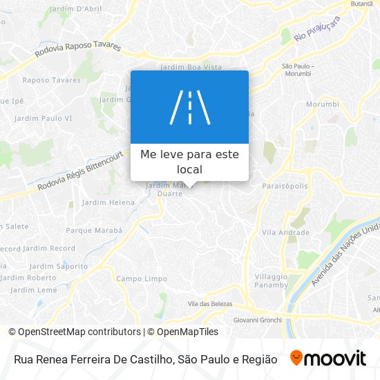 Rua Renea Ferreira De Castilho mapa