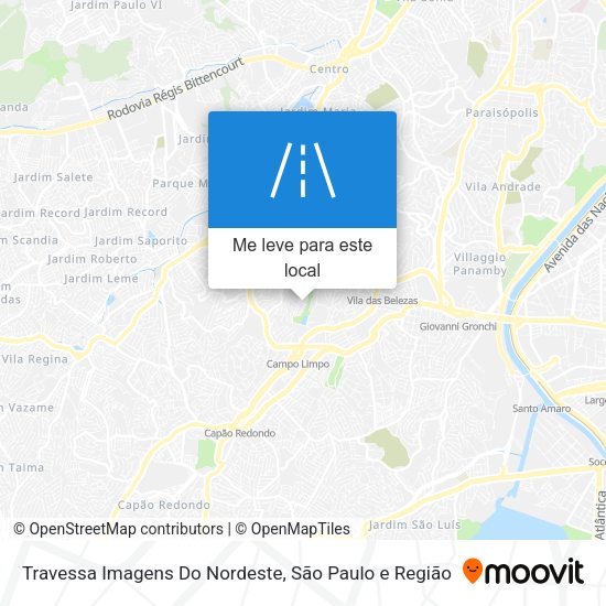 Travessa Imagens Do Nordeste mapa