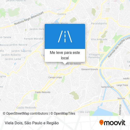 Viela Dois mapa