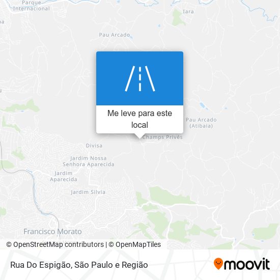 Rua Do Espigão mapa