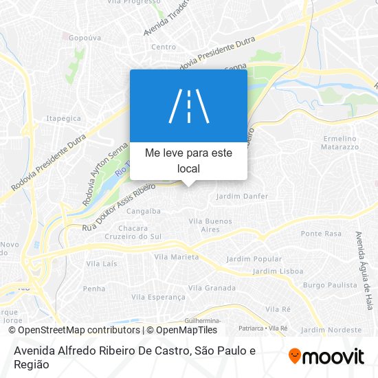 Avenida Alfredo Ribeiro De Castro mapa