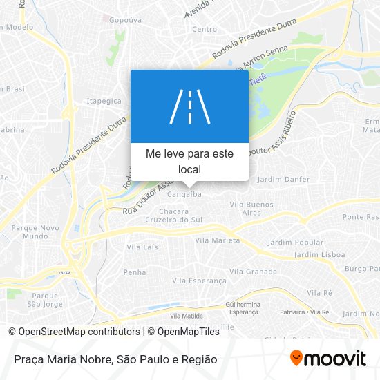 Praça Maria Nobre mapa