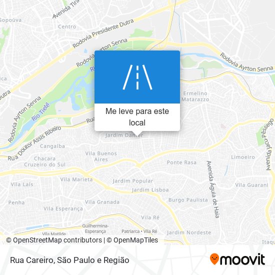 Rua Careiro mapa