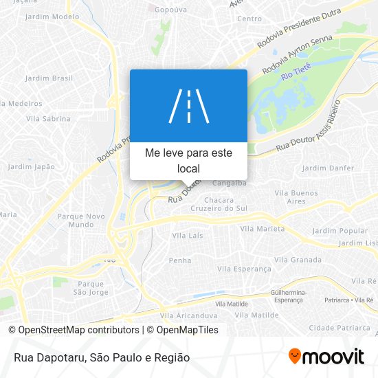 Rua Dapotaru mapa