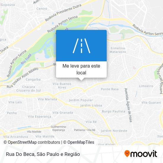 Rua Do Beca mapa