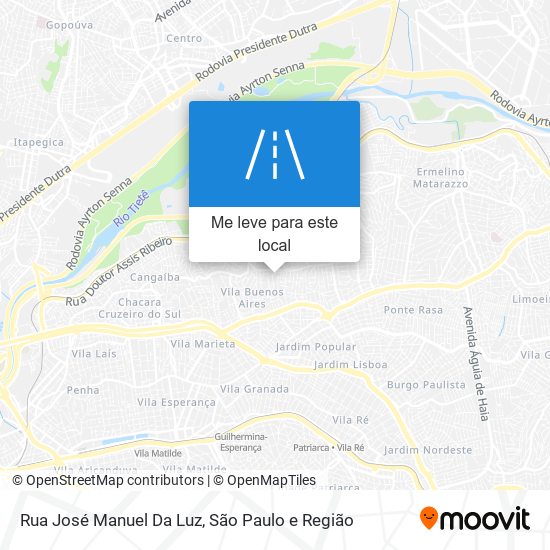 Rua José Manuel Da Luz mapa