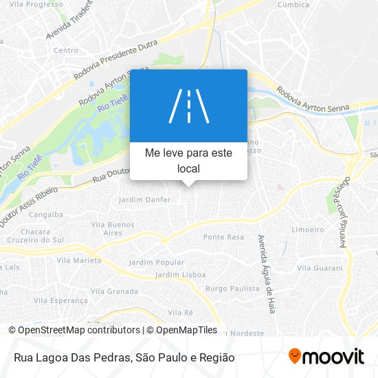 Rua Lagoa Das Pedras mapa