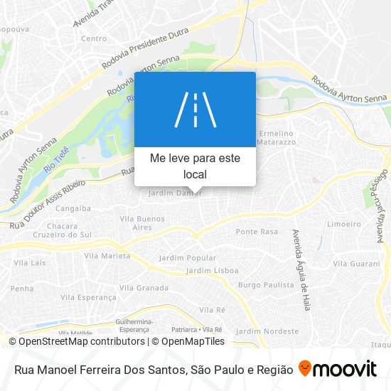 Rua Manoel Ferreira Dos Santos mapa