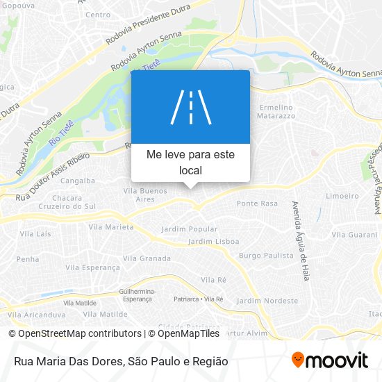 Rua Maria Das Dores mapa