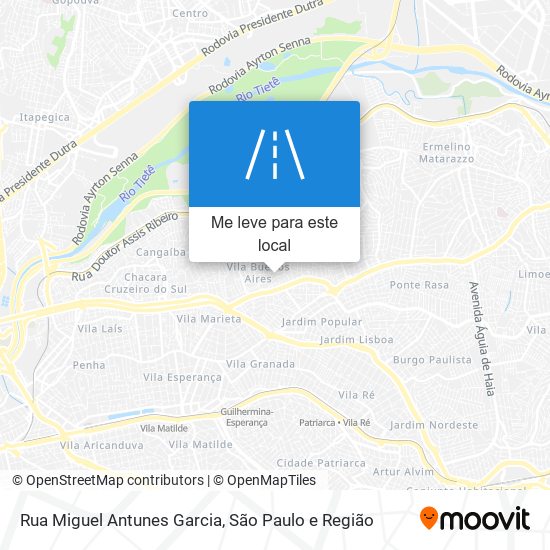 Rua Miguel Antunes Garcia mapa