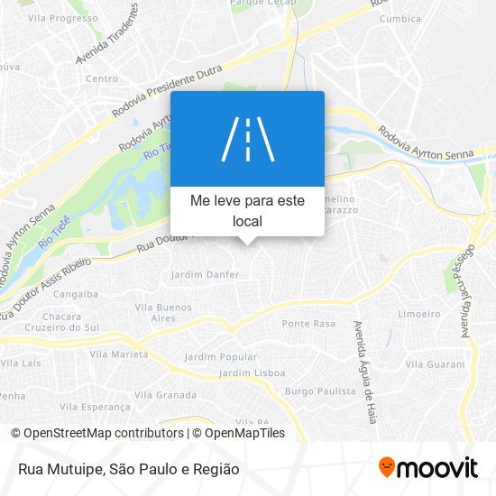 Rua Mutuipe mapa