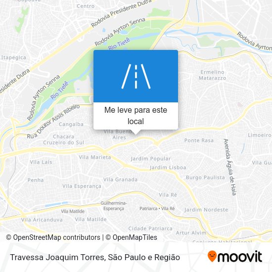 Travessa Joaquim Torres mapa