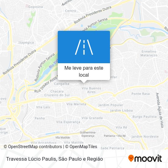 Travessa Lúcio Paulis mapa