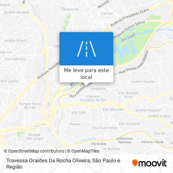 Travessa Oraides Da Rocha Oliveira mapa