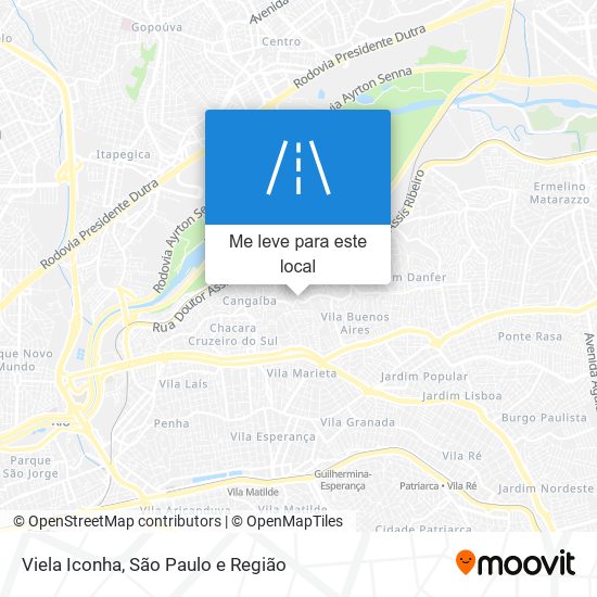 Viela Iconha mapa